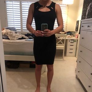 Black cocktail dress